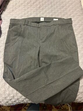 GAP Gray Straight-Leg Dress Trousers